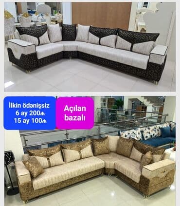 tək divan: Yeni, Künc divan, Qonaq otağı üçün, Açılan — 8