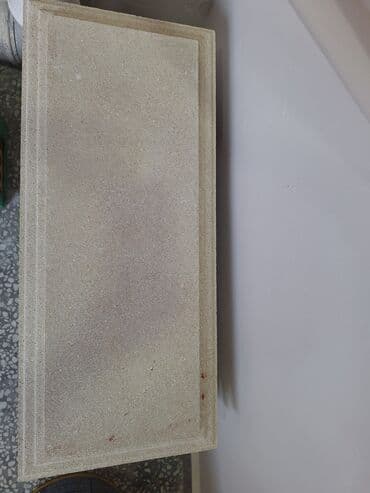 ванна кутова 170: Aqlay 9 eded eni 30 uzunu 70 - Material: təbii qumdaşı (zımparalı — 3