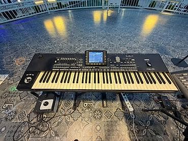 Korg pa3x 76 klaviş 256 yaddaş heç bir problemi yoxdu bütün knoplaları