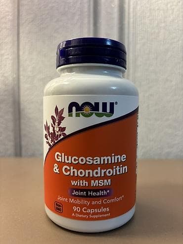 pehriz: NOW Glucosamine & Chondroitin with MSM – oynaq dəstəyi üçün — 1