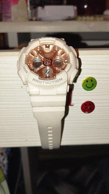 Smart qolbaqlar: İşlənmiş, Qol saatı, G-Shock, rəng - Bej — 9