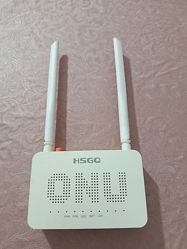 nar wifi modem: HSGQ 1GE + WiFi XPON ONU (Model: HSGQ-X100W2) - Fiber internet üçün — 1