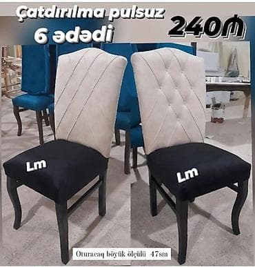 Mətbəx üçün, Qatlanmayan, Stul