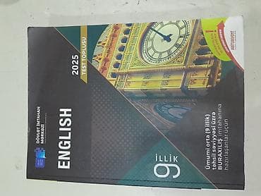 Məhsul: İngilis dili hazırlıq kitabları (2 ədəd) 1) “English – 2025