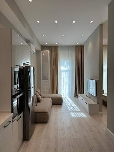 studio menziller: İcarəyə verilir 2 otaqlı yeni tikili 51 m², Ağ şəhər q. Kateqoriya — 1