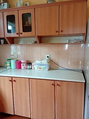 kunc dolablar: Mətbəx mebeli - Künc yerləşimli modullu dəst: üst və alt dolablar - — 4