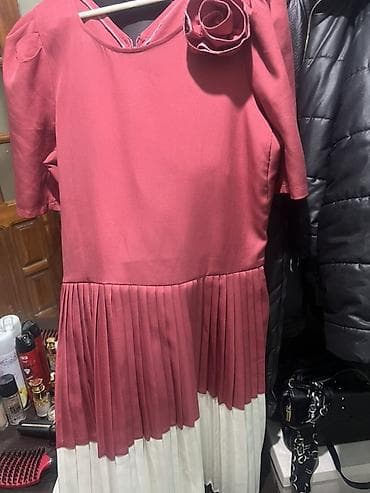 İki rəngli zərif don - Üst hissə: gül-qırmızı rəng, yarımqol, dairəvi — 1