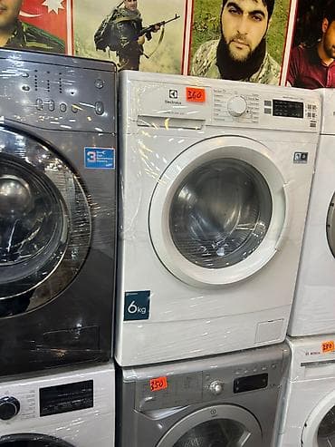 Paltaryuyan maşın Electrolux, 6 kq, Avtomat, Qurutmasız