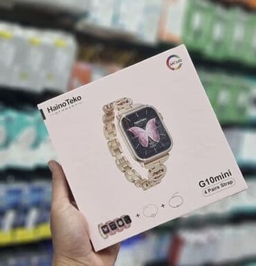 ağıllı saat: Yeni, Smart saat, Sensor ekran, rəng - Qızılı — 1