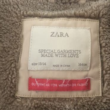 Aş qazanı: Endirim edildi.Zara 13-14 yaw 164 sm. Qalinici tuklu kurtka.Seliqeli — 6