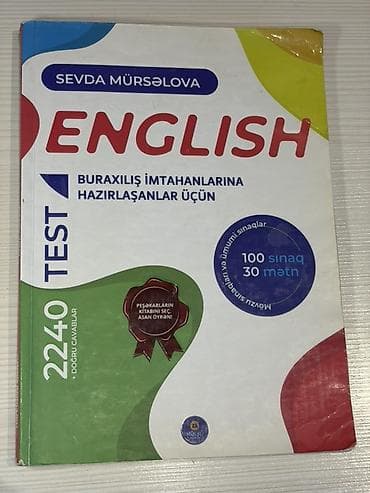 Məhsul: “ENGLISH – Buraxılış imtahanlarına hazırlaşanlar üçün” test lalafo.az -da Məhsul: “ENGLISH – Buraxılış imtahanlarına hazırlaşanlar üçün” test