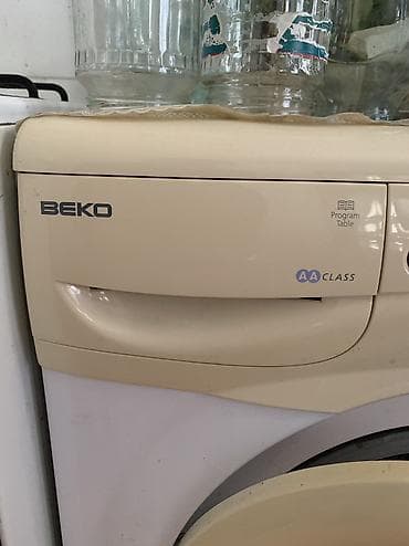 işlenmiş mikrovalnovka: Paltaryuyan maşın Beko, 6 kq, İşlənmiş, Avtomat, Ünvandan götürmə — 3