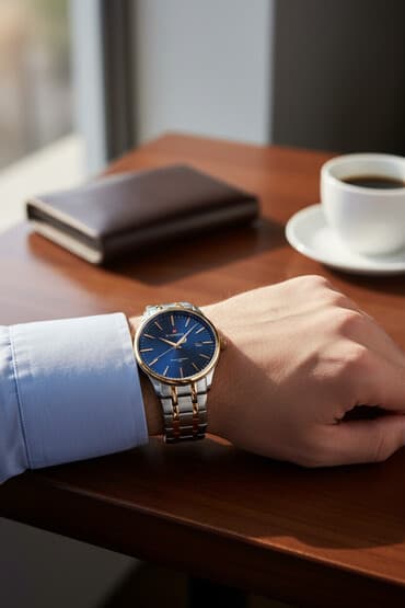 sensor saatlar qiymeti: Qol saatı, NaviForce, rəng - Göy — 1