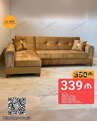 köhnə divanlar: Künc divan, Açılan, Bazalı, Parça, Şəhərdaxili pulsuz çatdırılma — 1