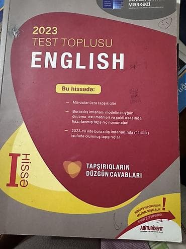 İngilis dili Testlər 11-ci sinif, DİM, 2-ci hissə, 2023 il