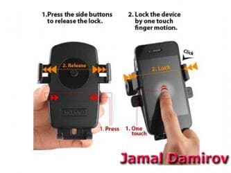 maşın ucun telefon tutacaqları: Telefon üçün tutacaq. Держатель для телефона — 1