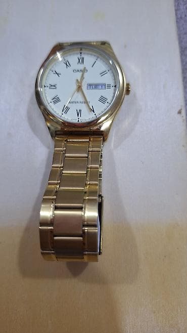 Б/у, Наручные часы, Casio, цвет - Золотой — 1