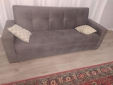 metbex divan desti: Yemək otağı dəsti + divan - Yemək masası və 6 ədəd stul: tünd ağac — 2
