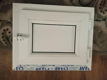 Yeni İkiqat şüşə paketi Plastik pəncərə, Еni: 40 sm, Uzunluğu: 50 sm, Ödənişli quraşdırma