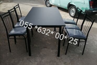 стол для кухни: Для кухни, Новый, Нераскладной, Квадратный стол — 6