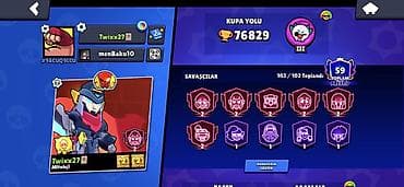 Brawl Stars oyun hesabı - Kupa sayı: 76,829 - Prestij: III - Toplam lalafo.az -da Brawl Stars oyun hesabı - Kupa sayı: 76,829 - Prestij: III - Toplam