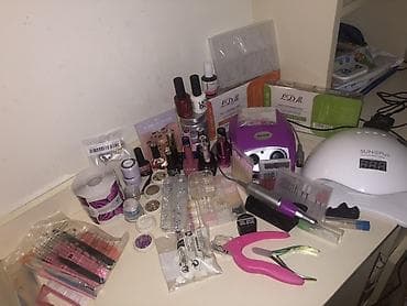 Peşəkar manikür və gel lak üçün tam dəst Tərkib: - SUN5 Plus3 UV/LED