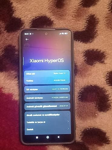 Redmi Note 13, 256 GB, rəng - Boz