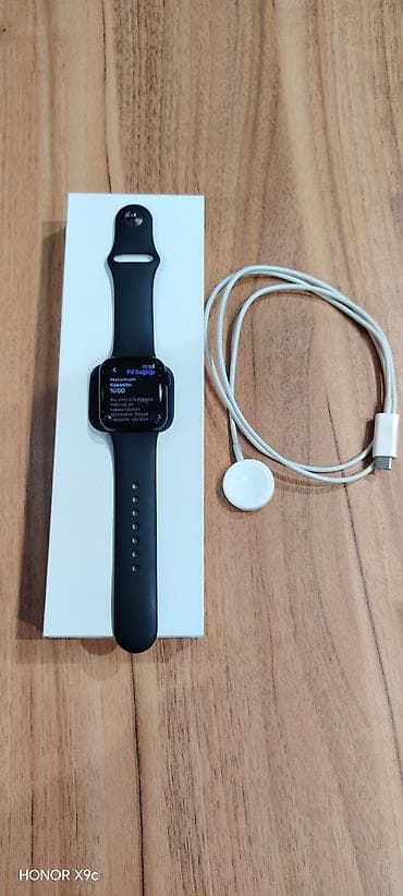 orginal canta: İşlənmiş, Smart saat, Apple, Sensor ekran, rəng - Qara — 1