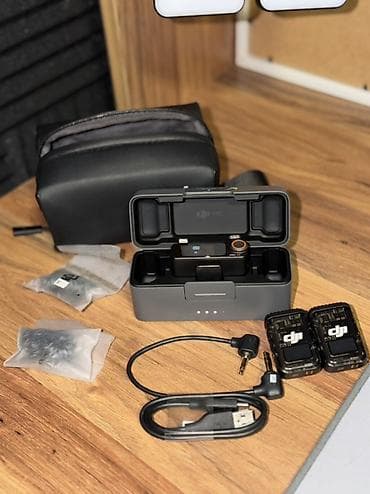 DJI Mic 2 – İkili Simsiz Mikrofon Sistemi - Komplekt: 2 ədəd verici