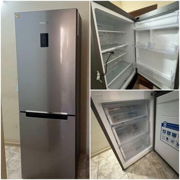 Yeni 2 qapılı Samsung Soyuducu Satılır, rəng - Gümüşü — 1