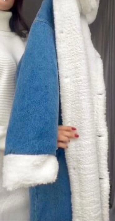 hamilələr üçün: Əla vəziyyətdə cins palto satılır, tədbir üçün alınıb, bir dəfə — 4