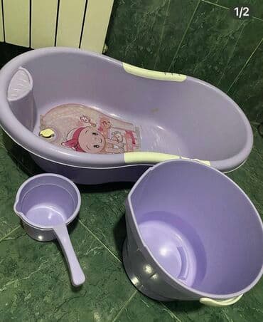 elektro skuter kreditga: Uşaq üçün vanna dəsti, dəstə vanna vedrə və kruşka daxildir, 50 manata — 2
