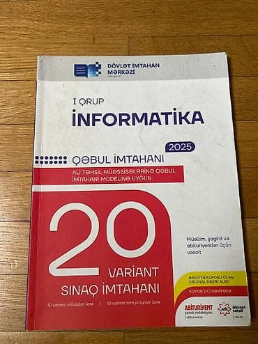 sınaq: Informatika 20 sınaq, teze — 1