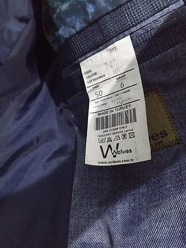 kostumlar: Wolves kostyum (Türkiyə istehsalı) - Məhsul növü: Suit/Takım - Ölçü — 1