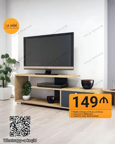 Düz TV altlığı, Polkalı, Taxtalı