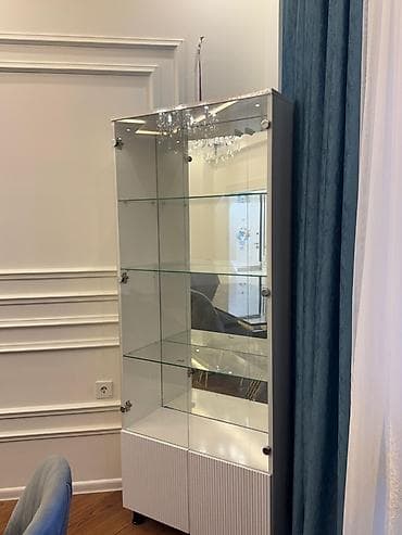 Qonaq otağı üçün, İşlənmiş, Açılmayan, Dördbucaq masa, 6 stul — 4