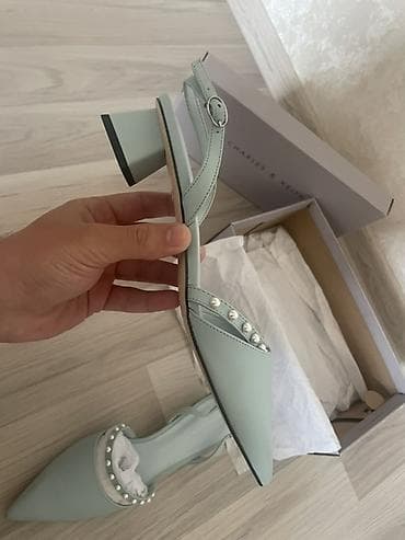 efsane inci: Charles & Keith qadın ayaqqabısı - Model: Slingback, uclu — 4