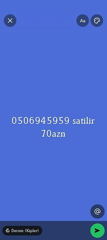 lenkeran samovar: Nömrə: ( 050 ) ( 6945959 ) — 1