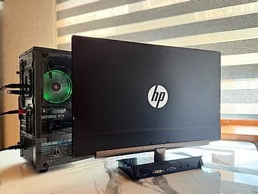 hp monoblok: Masaüstü Kompüter dəsti Windows 10 pro Prosessor- Intel(R) Core(TM) — 6