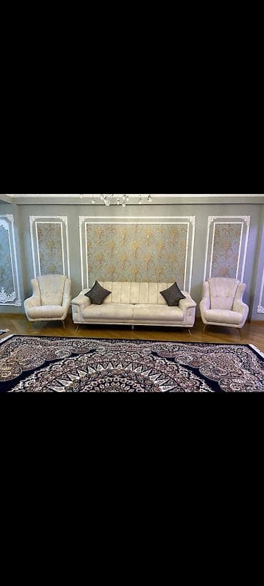 Ofis mebeli: İşlənmiş, Divan, 2 kreslo — 1