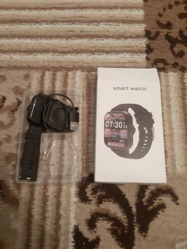 Smart saat, Smart, Sensor ekran, rəng - Qara