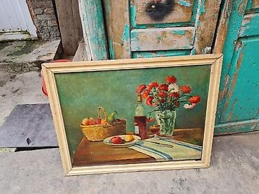 dim listening 1: Yağlı boya tablo – Natürmort - Mövzu: klassik natürmort kompozisiyası — 1