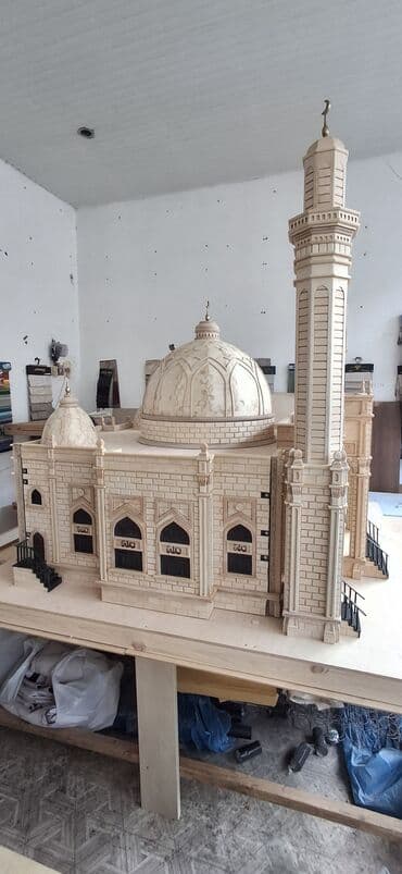 tikdirmek ucun don modeli: Salam.maketdə dikden ve şam agacınnan istifade olunub — 2