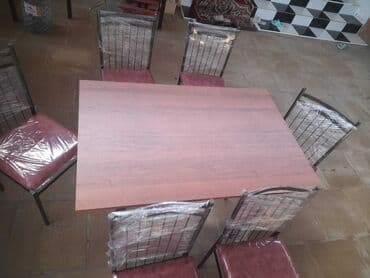 деревянные столы стулья: Гостиный стол, Новый, Нераскладной, Дерево, Прямоугольный стол — 3