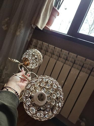 rcd perde sekilleri: Çılçıraq, 2 lampa, Metal — 1