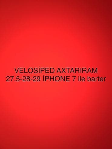 mingecevir velosiped: Velosiped axtarıram. - Təkər ölçüləri: 27.5, 28 və ya 29 uyğun — 1