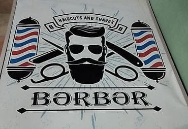 Hundurluk 120 sm eni 80 sm iki tərəfli reklam tablosu. İcərisində — 1