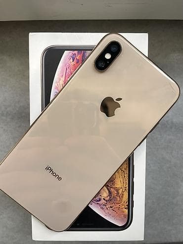 prodat iphone: IPhone Xs, 64 GB, Qızılı, Face ID — 1