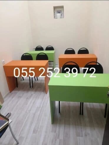 stol və stul dəstləri: Yeni, Kvadrat masa, 6 stul, Açılmayan, Stullar ilə, Taxta, Azərbaycan — 16