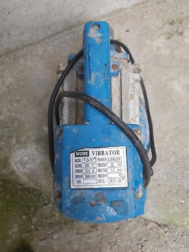 Beton üçün elektrik vibratoru – 2.2 kW, şlank ilə Texniki